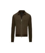 Suede Leather Jacket Men