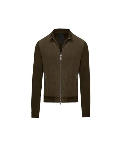 Suede Leather Jacket Men