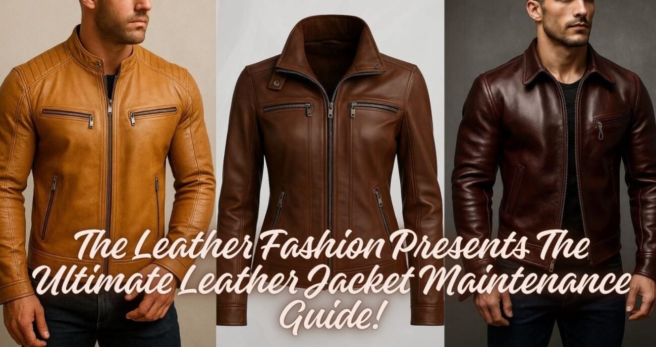 The Leather Fashion Presents The Ultimate Leather Jacket Maintenance Guide.