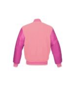 Womens Pink Varsity Jacket