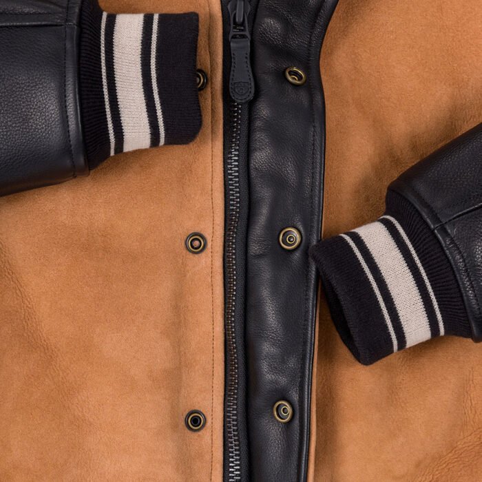 Shearling Varsity Jacket