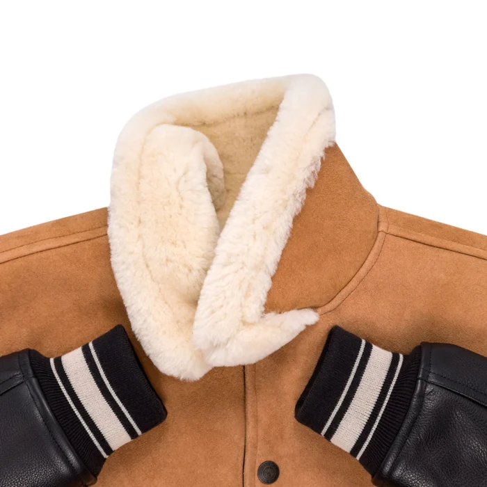 Shearling Varsity Jacket