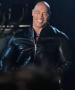 Dwayne Johnson The Rock Black Bomber Jacket
