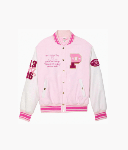 LoveShackFancy x PINK Varsity Jacket 1