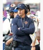 Men & Women Ben Johnson Chicago Bears 2025 Nike Sideline Pullover Hoodie