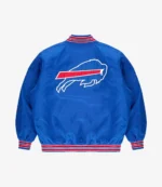 Buffalo Bills Golf Wang 2025 Royal Blue Satin Full-Snap Bomber Jacket