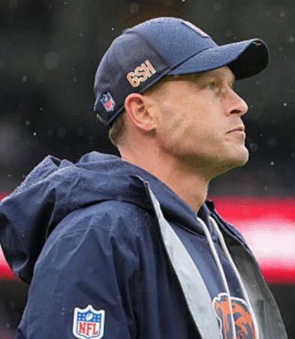 Chicago Bears 2025 Coach Ben Johnson Navy Jacket 3