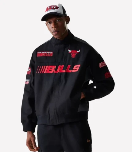Chicago Bulls Motorsports Black Jacket 1