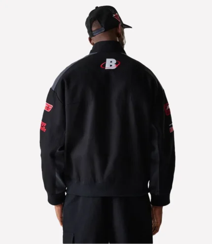 Chicago Bulls Motorsports Black Jacket 2