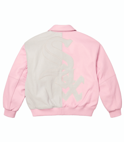 Chicago White Sox Varsity Full-Zip Leather Jacket 2