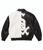 Chicago White Sox Varsity Full-Zip Leather Jacket 5