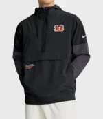 Cincinnati Bengals Sideline Anorak Half-Zip Jacket 1