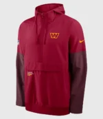 Commanders Nike Sideline Anorak Hoodie Jacket 1