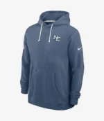 Drake Maye New England Patriots 2025 Rivalries Collection Sideline Nike Pullover Hoodie
