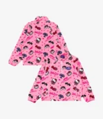 Unisex Formula 1 Academy Hello Kitty All Over Print Fleece Pink Jacket