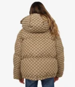 Gucci x The North Face Puffer Khaki Jacket For Unisex