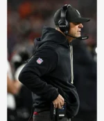 John Harbaugh Baltimore Ravens Nike Black Sideline Hoodie
