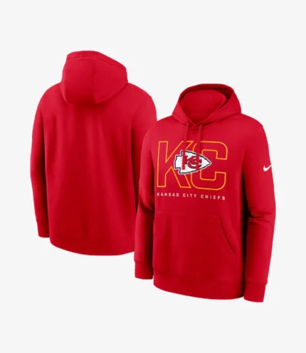 Kansas City Chiefs Nike Red Busted Play Club Hoodie