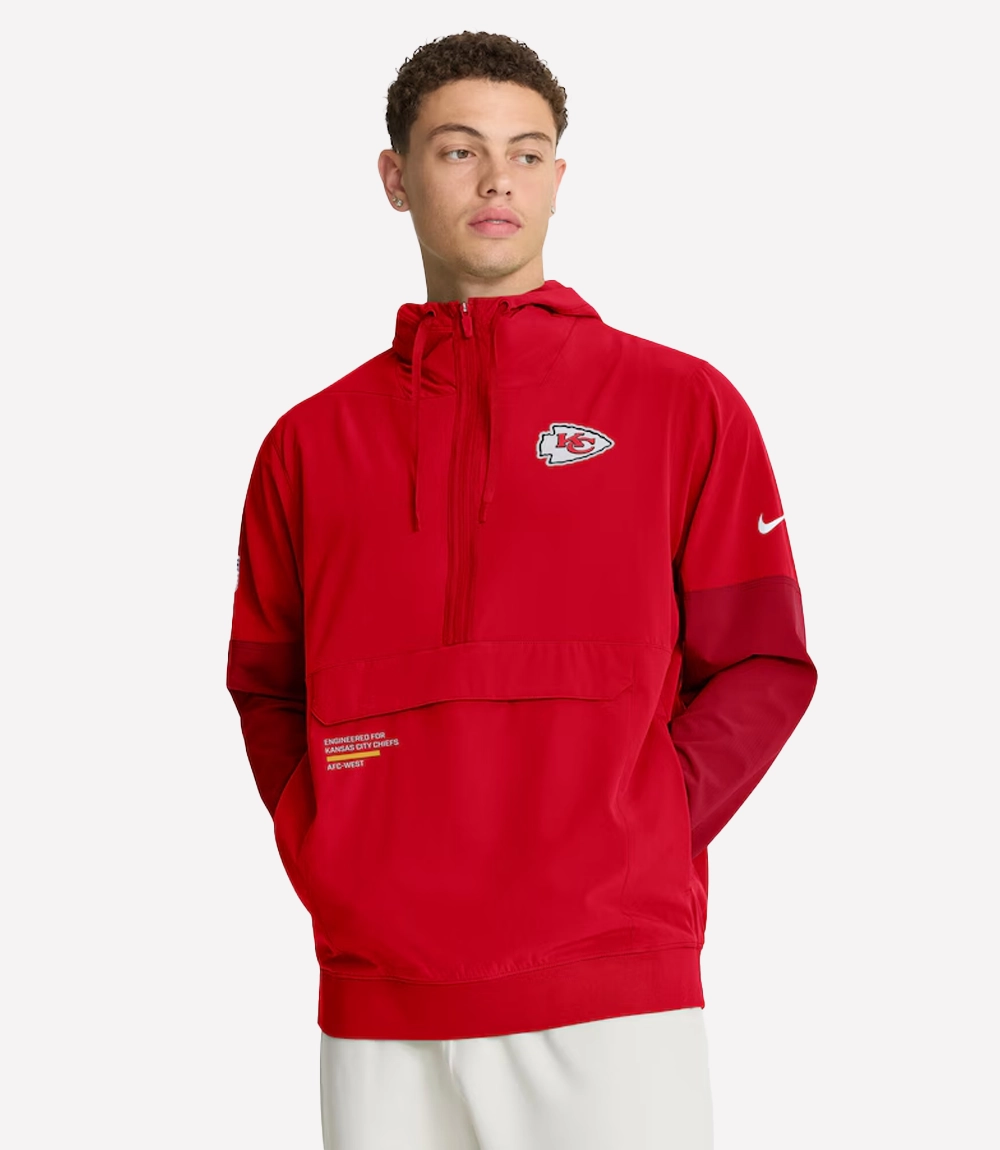 Kansas City Chiefs Nike Sideline Anorak Hoodie Jacket 1 Kansas City Chiefs Nike Sideline Anorak Hoodie Jacket 1