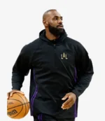 LeBron James Utah Jazz vs. Los Angeles Lakers Black Hoodie