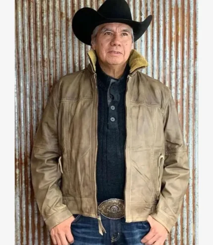 Longmire Robert Taylor Brown Leather Jacket