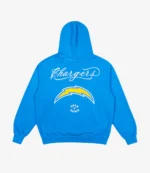 Los Angeles Chargers Born x Raised Powder Blue Fine Line Hoodie
