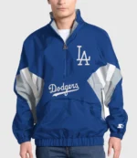 Los Angeles Dodgers Cooperstown Chief Half-Zip Jacket 1