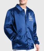 Los Angeles Dodgers Cooperstown Collection Coaches Jacket 1