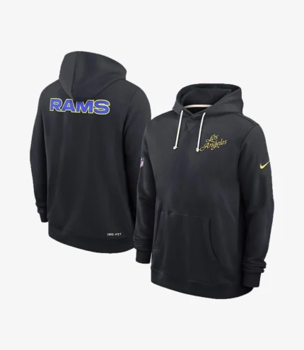 Unisex Los Angeles Rams Nike 2025 Rivalries Collection Standard Issue Sideline Dri-FIT Hoodie