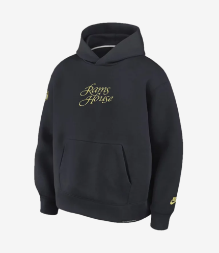 Los Angeles Rams Nike 2025 Rivalries Oversized Tech Fleece Navy Hoodie