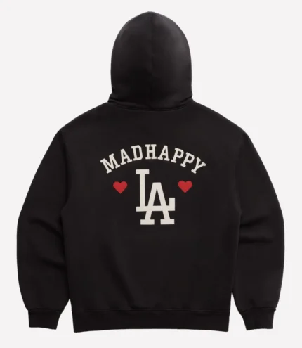 Madhappy Dodgers Heart Fleece Hoodie 2