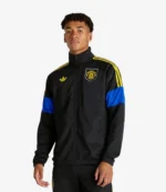 Manchester United x adidas LFSTLR Track Black Jacket