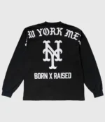 New York Mets Born X Raised Black Shirt 2