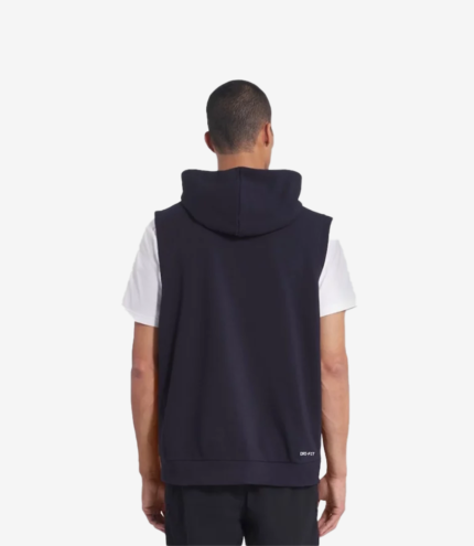 Nike Black Los Angeles Rams 2025 Rivalries Collection Standard Issue Sideline Dri-FIT Sleeveless Hoodie