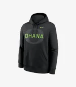 Nike Black Oregon Ducks Ohana Club Fleece Hoodie