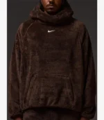 Nocta x Nike Chalet Polar Faux Fur Brown Hoodie For Unisex