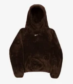 Unisex Nocta x Nike Chalet Polar Faux Fur Brown Hoodie