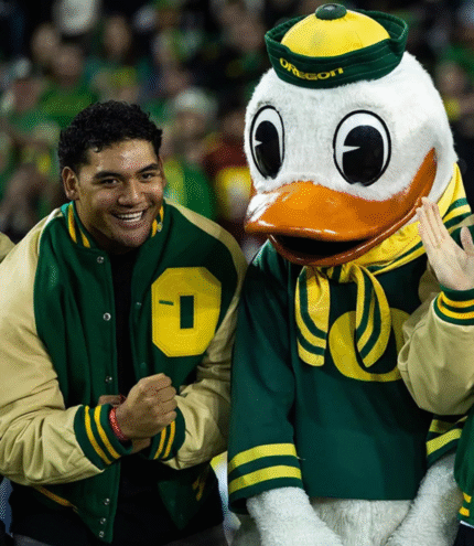 Oregon Ducks Letterman Jacket 5