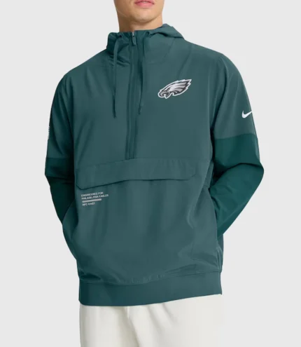 Philadelphia Eagles Sideline Anorak Half-Zip Jacket 1