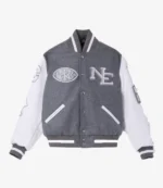 Rob Gronkowski Patriots vs Jets 2025 Game CNCPTS x Nike x Patriots Rivalries Wool Varsity Jacket