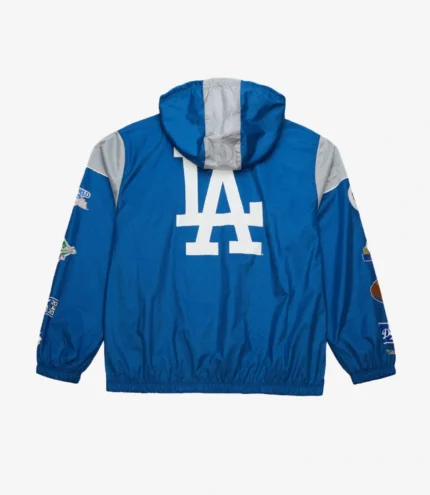 Royal Los Angeles Dodgers Team OG 3.0 Anorak Half-Zip Windbreaker Jacket