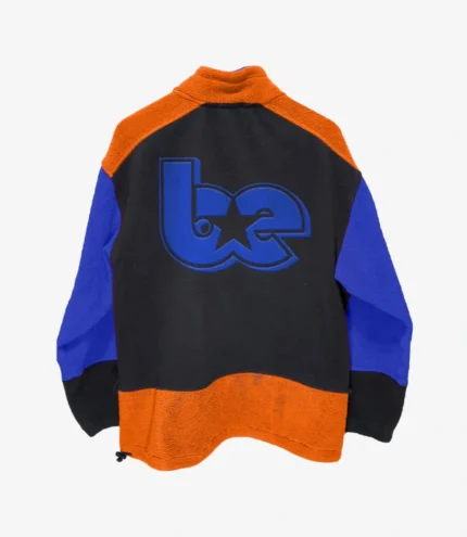 SUAY x Billie Color-block Microfleece Half-Zip Pullover Sweatshirt