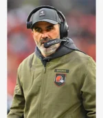 Salute to Service Coach Kevin Stefanski Cleveland Browns Bomber Jacket