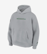 Unisex Seattle Seahawks Nike 2025 Rivalries Oversized Tech Fleece Grey Hoodie