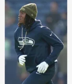 Seattle Seahawks Nike College Navy Sideline Standard Issue Initial Home Dri-FIT Hoodie