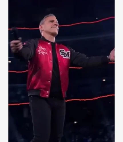 Unisex Sebastian Maniscalco It Ain’t Right Red & Black Jacket