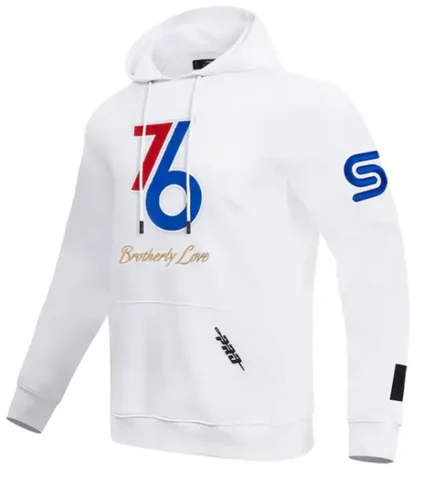 Sixers City Edition White Hoodie 1