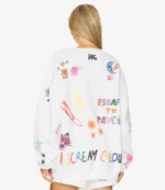 Somebody Loves You White Sweatshirt Crewneck