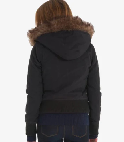 Superdry Study Duffle With Faux Fur Trim Hooded Jacket