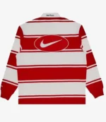 Supreme x Nike Stripe Rugby Red Shirt